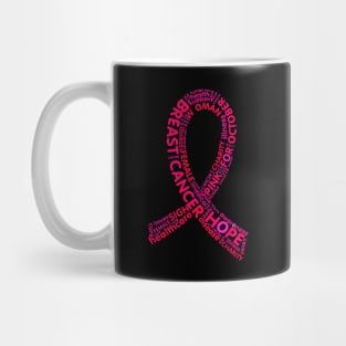 'Breast Cancer Sign' Cancer Awareness Shirt Mug